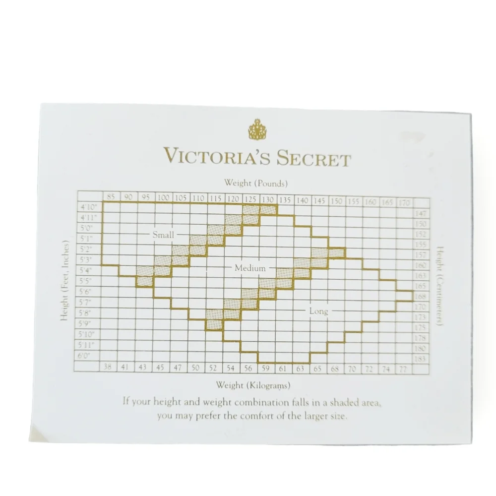Victorias Secret Gold Crown 90s Deadstock Vintage‎ Lace Stockings in Cream